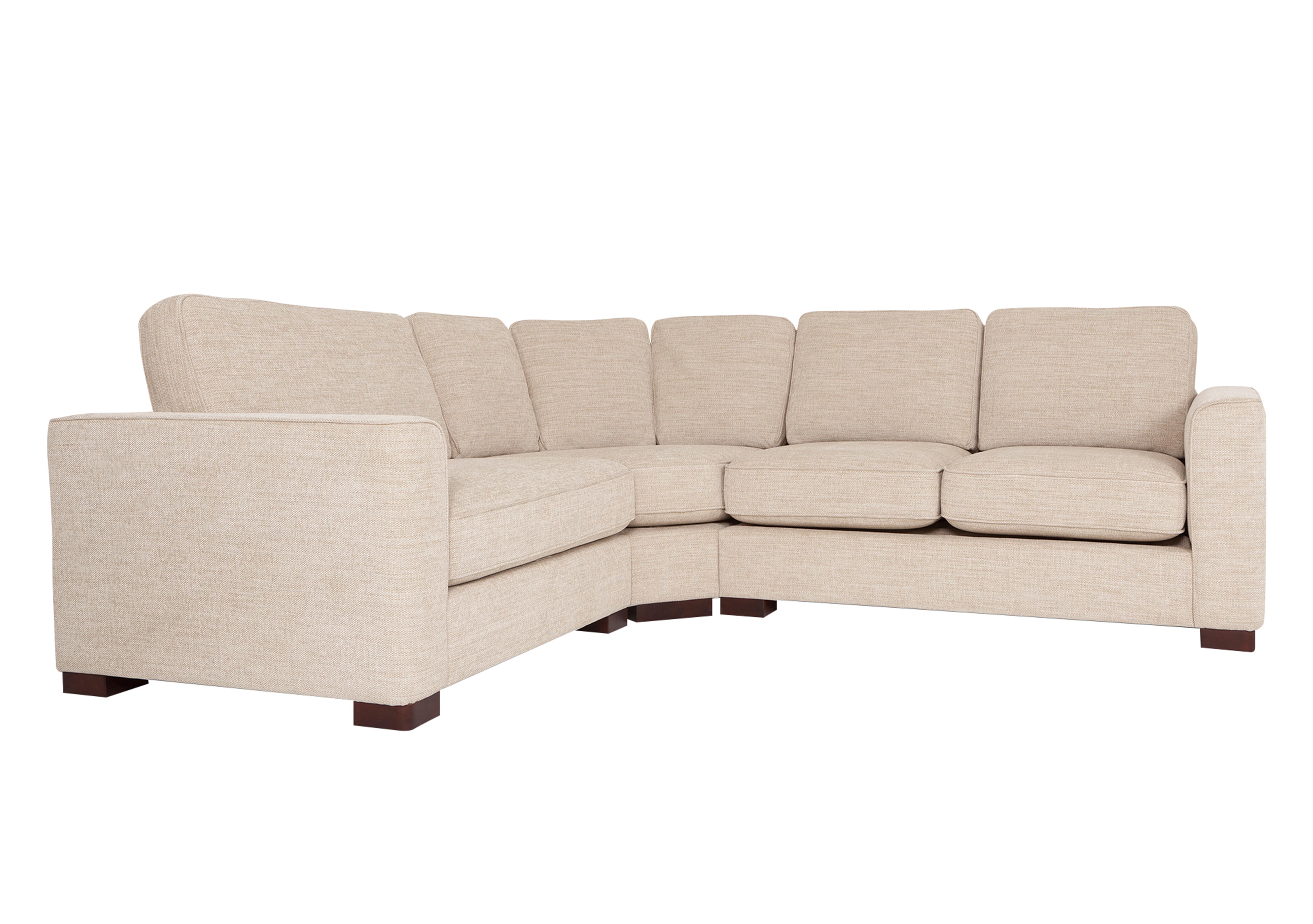 cream fabric corner sofa bed