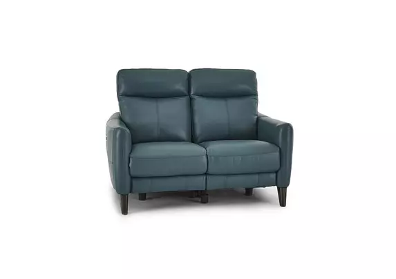 2 seater leather online recliner