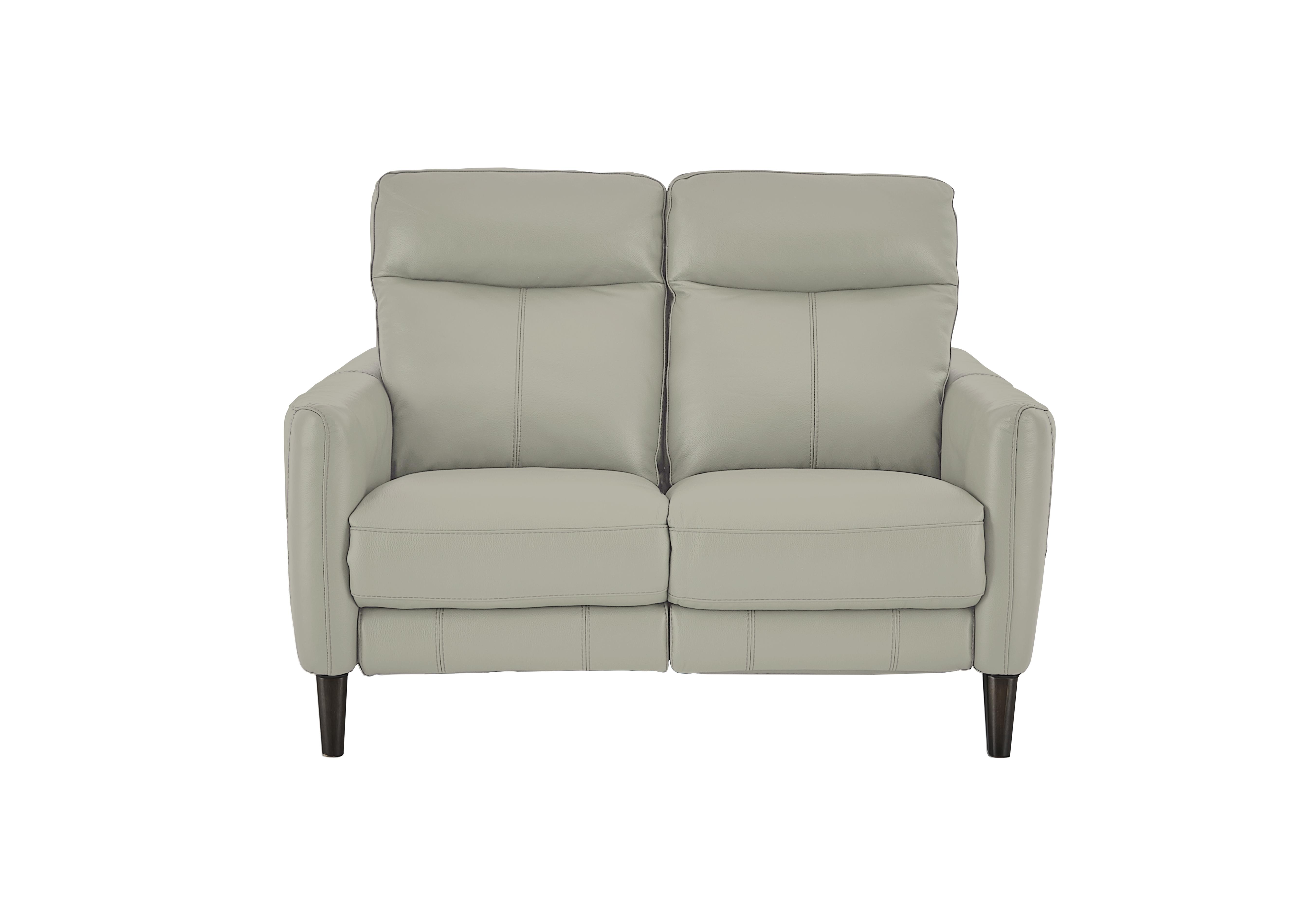 Compact Collection Petit 2 Seater Leather Recliner Sofa World of