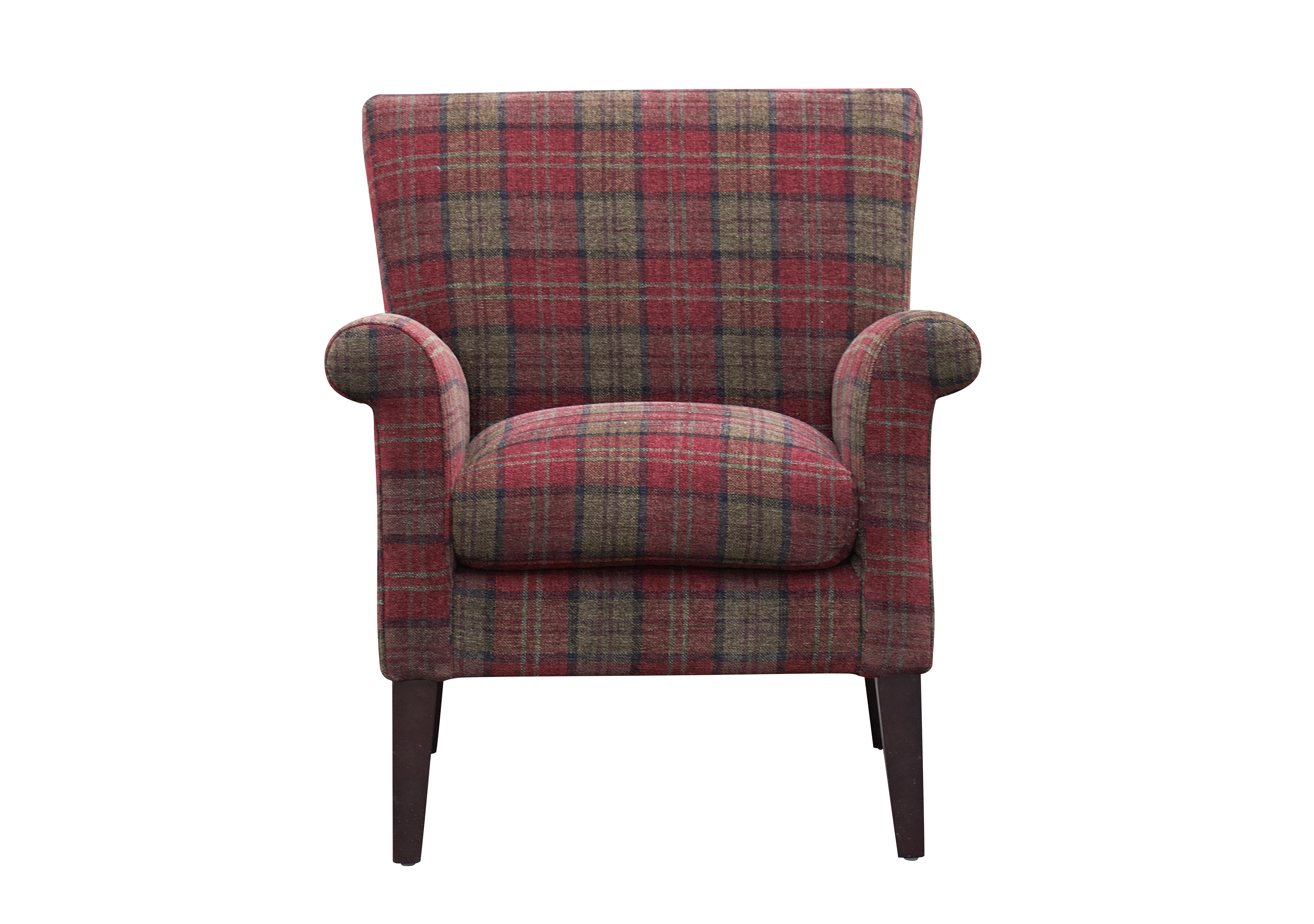 Small tartan online chair