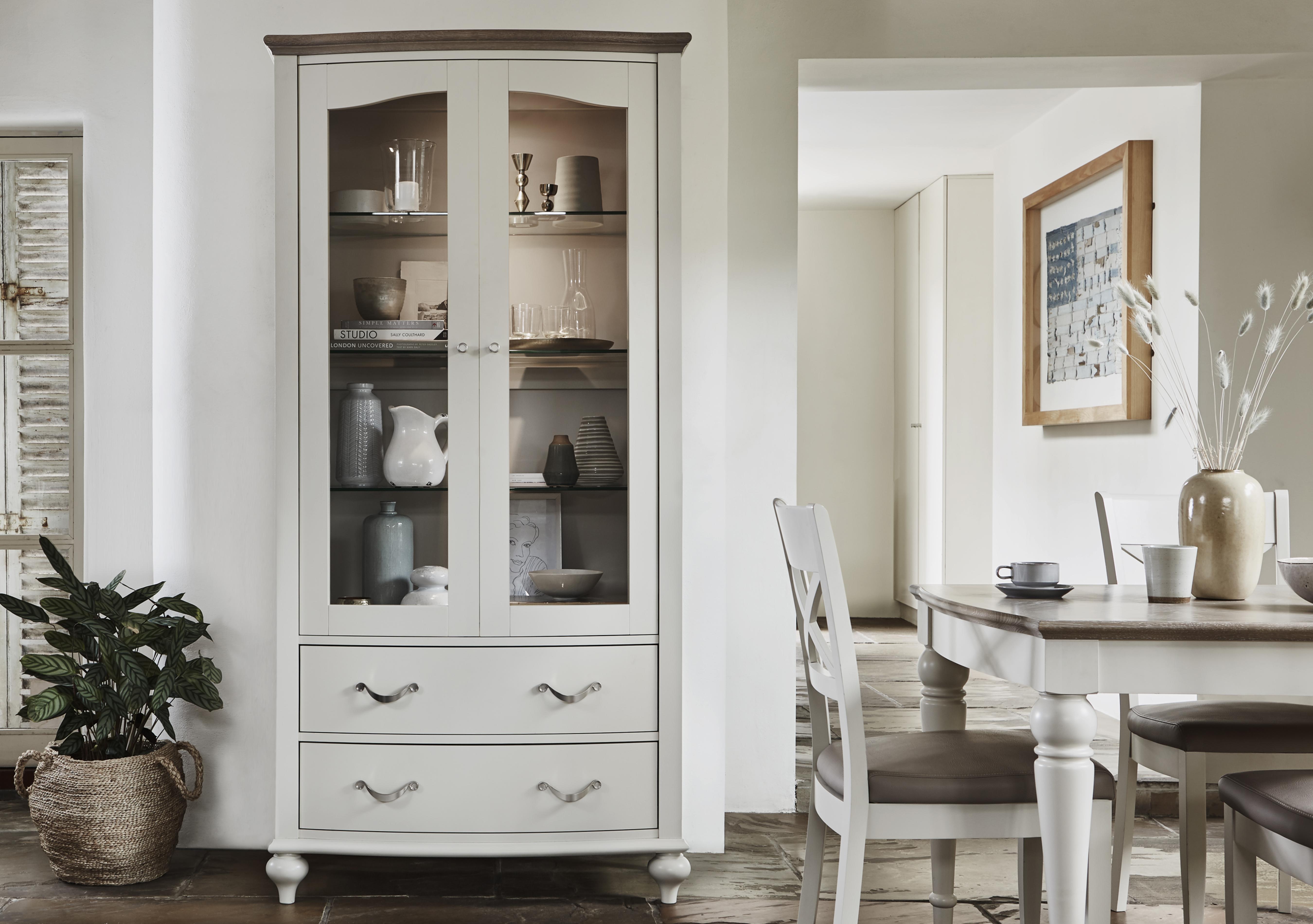 Glass store dining cabinet