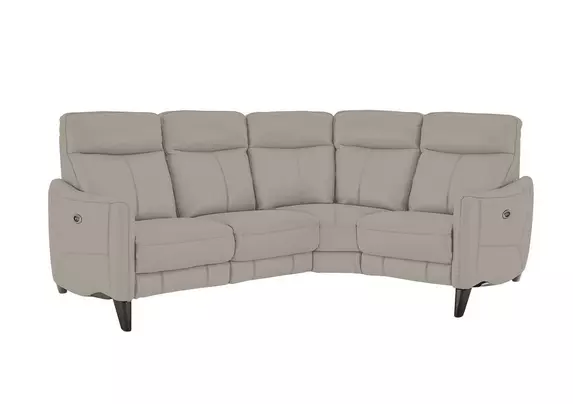 Leather corner store sofa furniture village