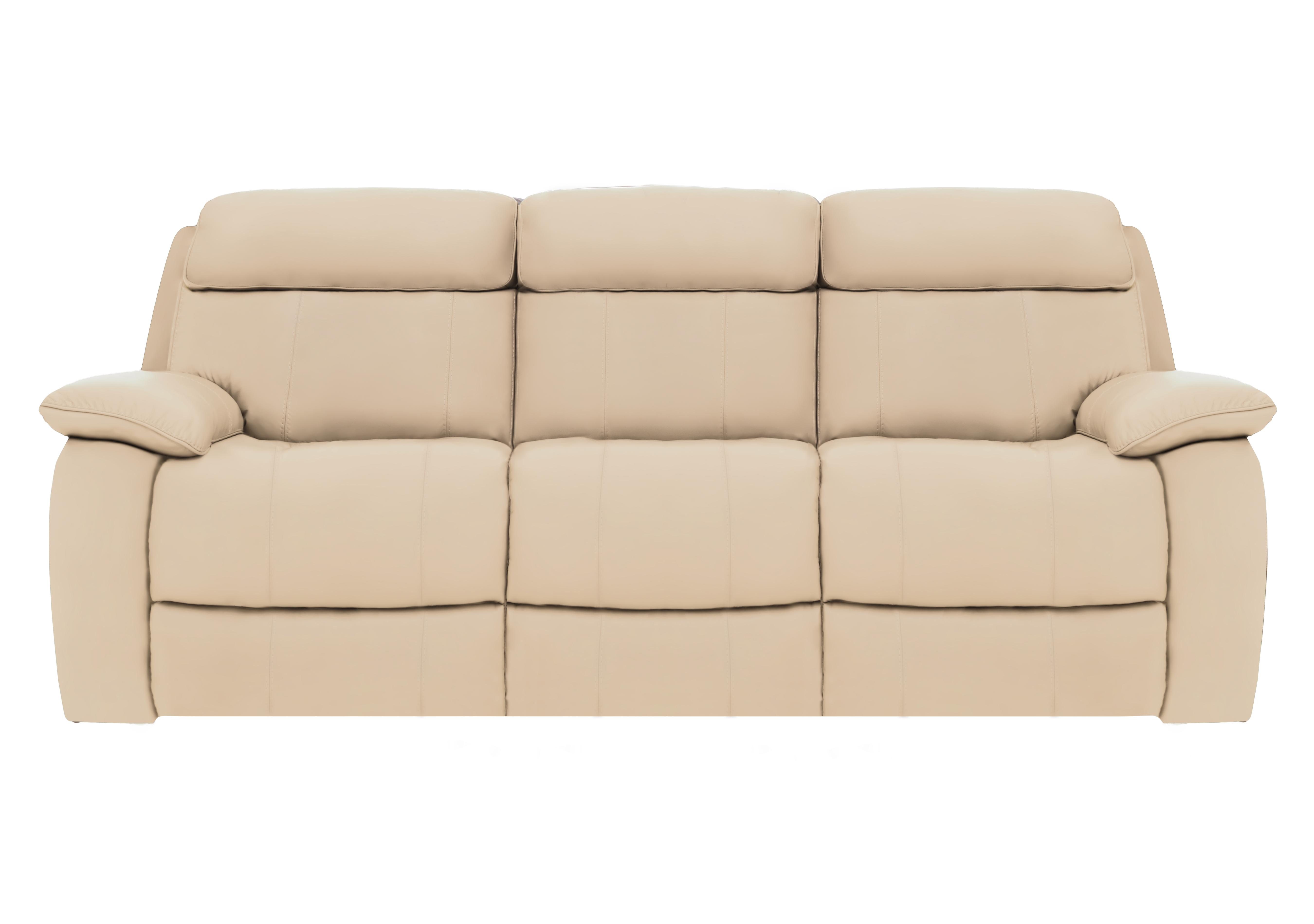 moreno 3 seater leather recliner sofa