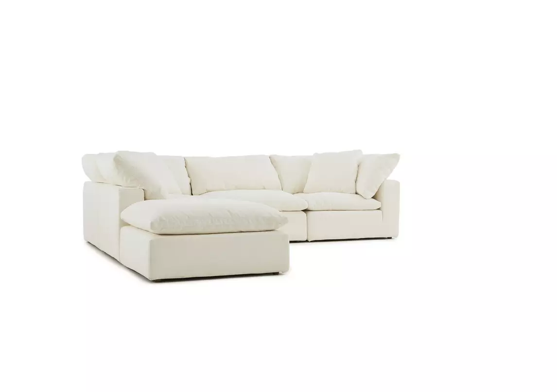 Cloud 5 Piece Corner Sofa including Footstool Halo Furniture