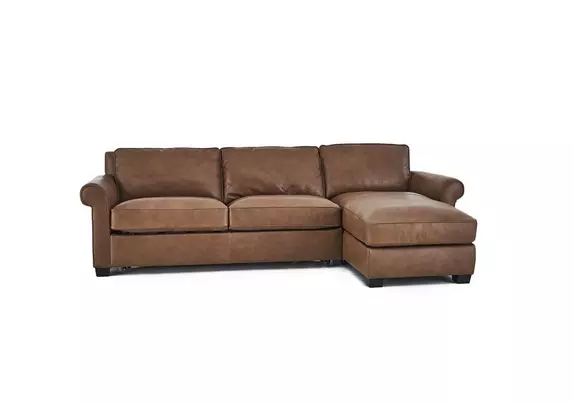 Campania leather deals power reclining sectional