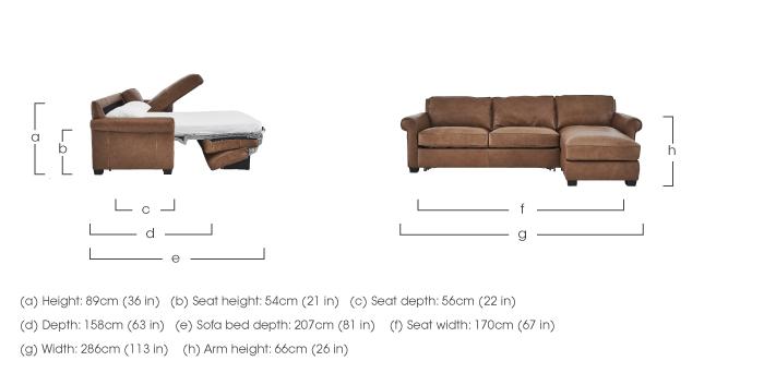 Campania Leather Corner Chaise Sofa Bed with Storage - Natuzzi Editions ...