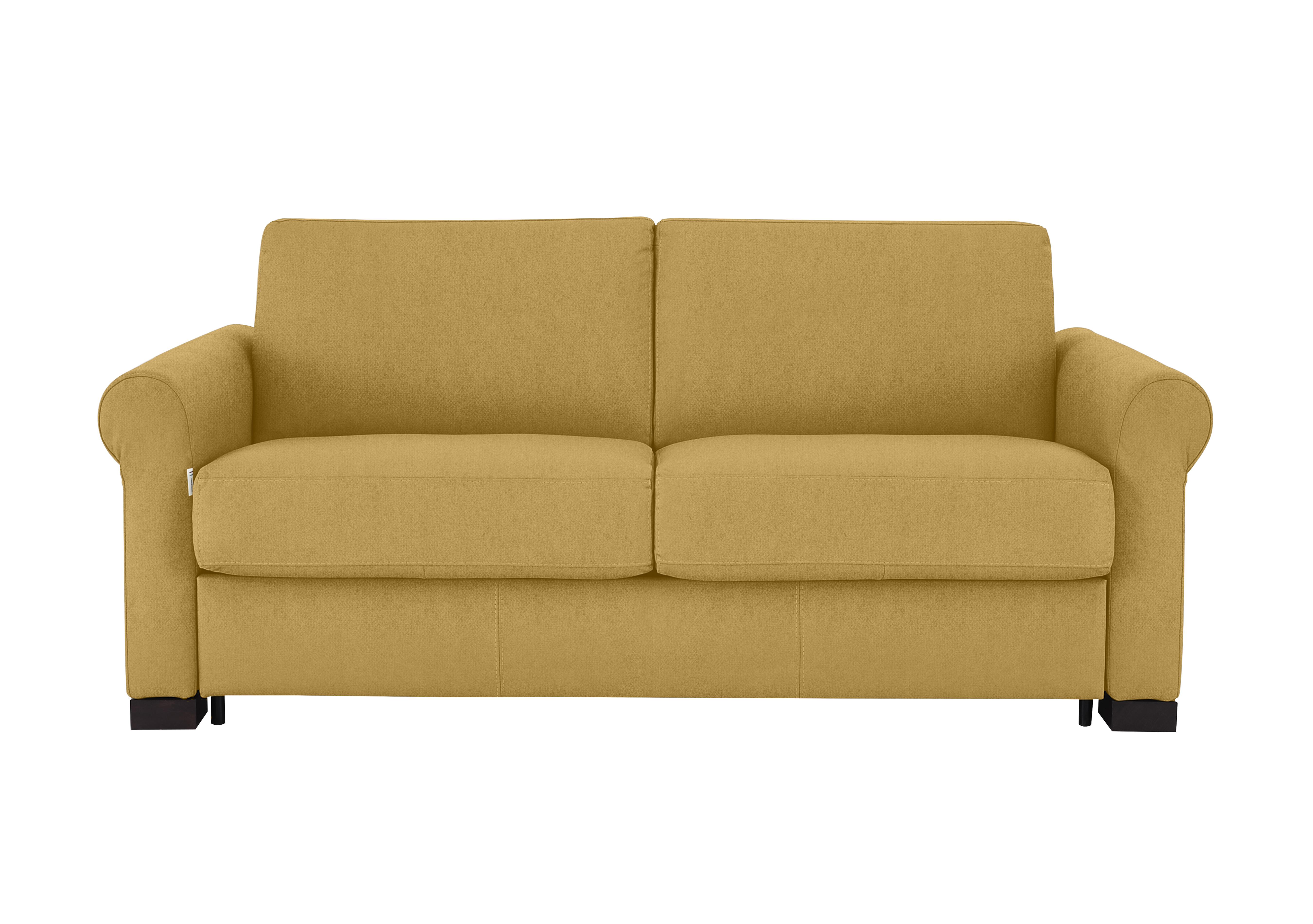 Alcova 2.5 Seater Fabric Sofa Bed with Scroll Arms Nicoletti Furniture Village