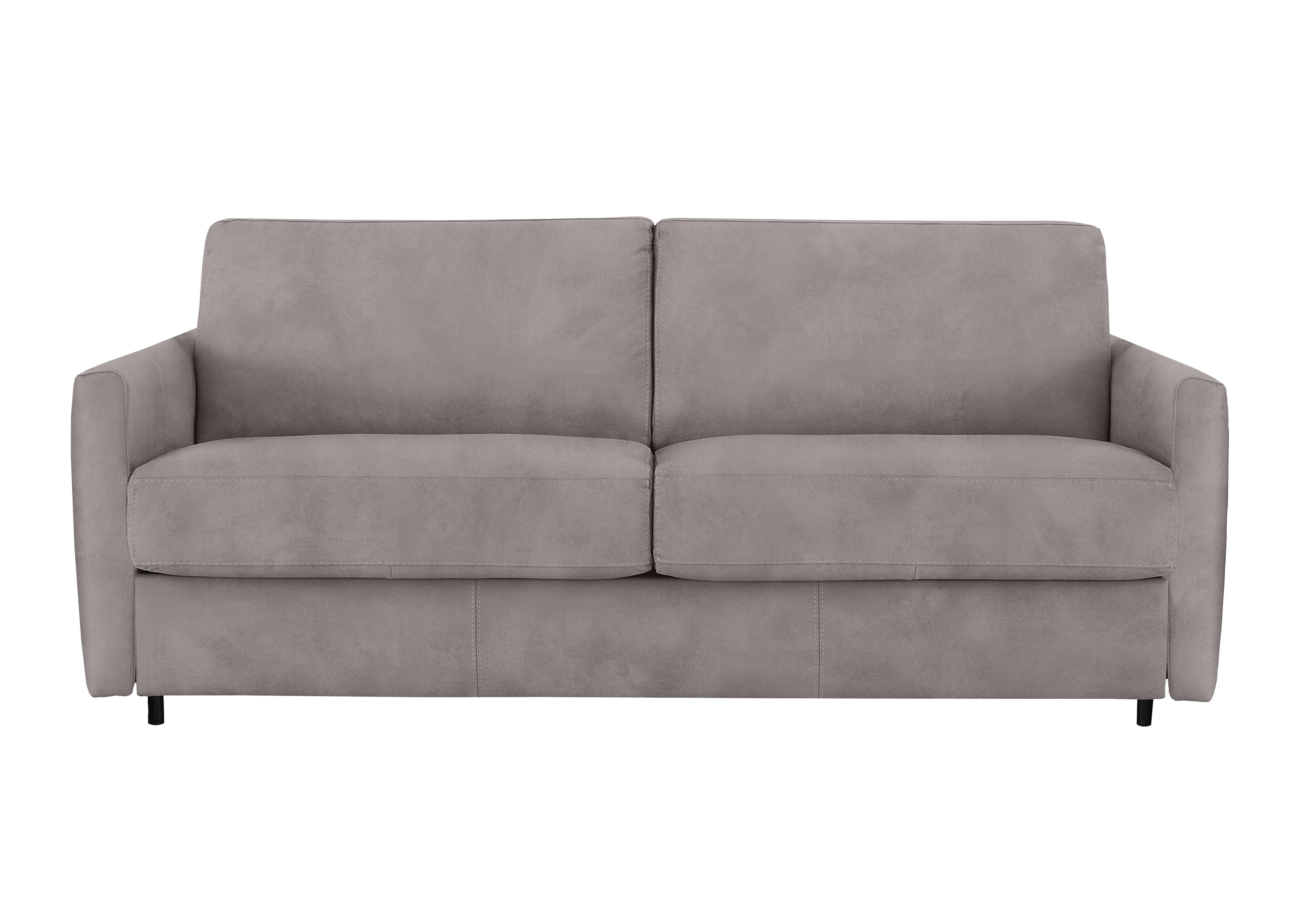 Alcova 3 Seater Fabric Sofa Bed with Slim Arms Nicoletti Furniture