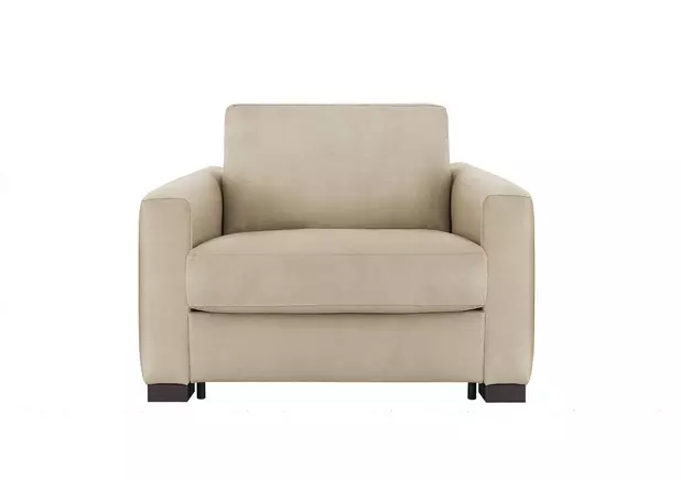 Alcova Single Fabric Sofa Bed With Box Arms Nicoletti Furniture Village