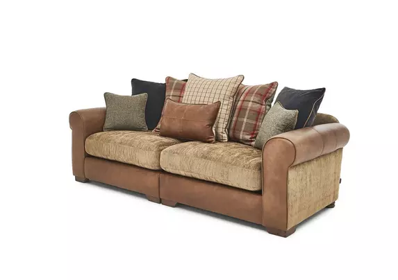 4 cushion hotsell leather sofa