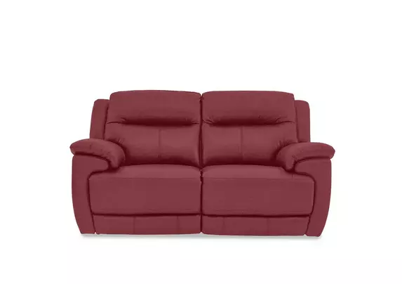 Red recliner clearance sofa