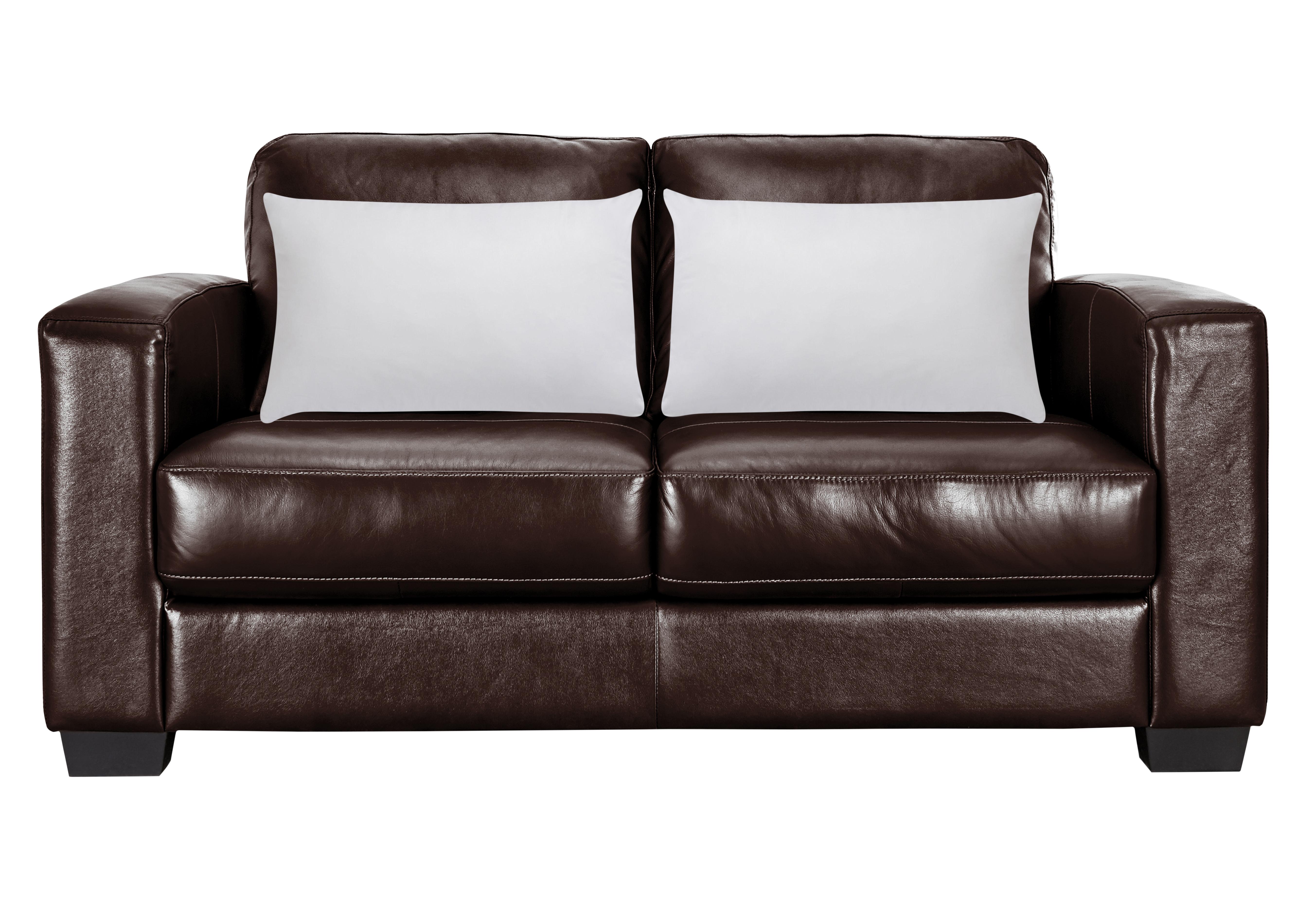 Dante 2.5 Seater Leather Sofa Bed with 