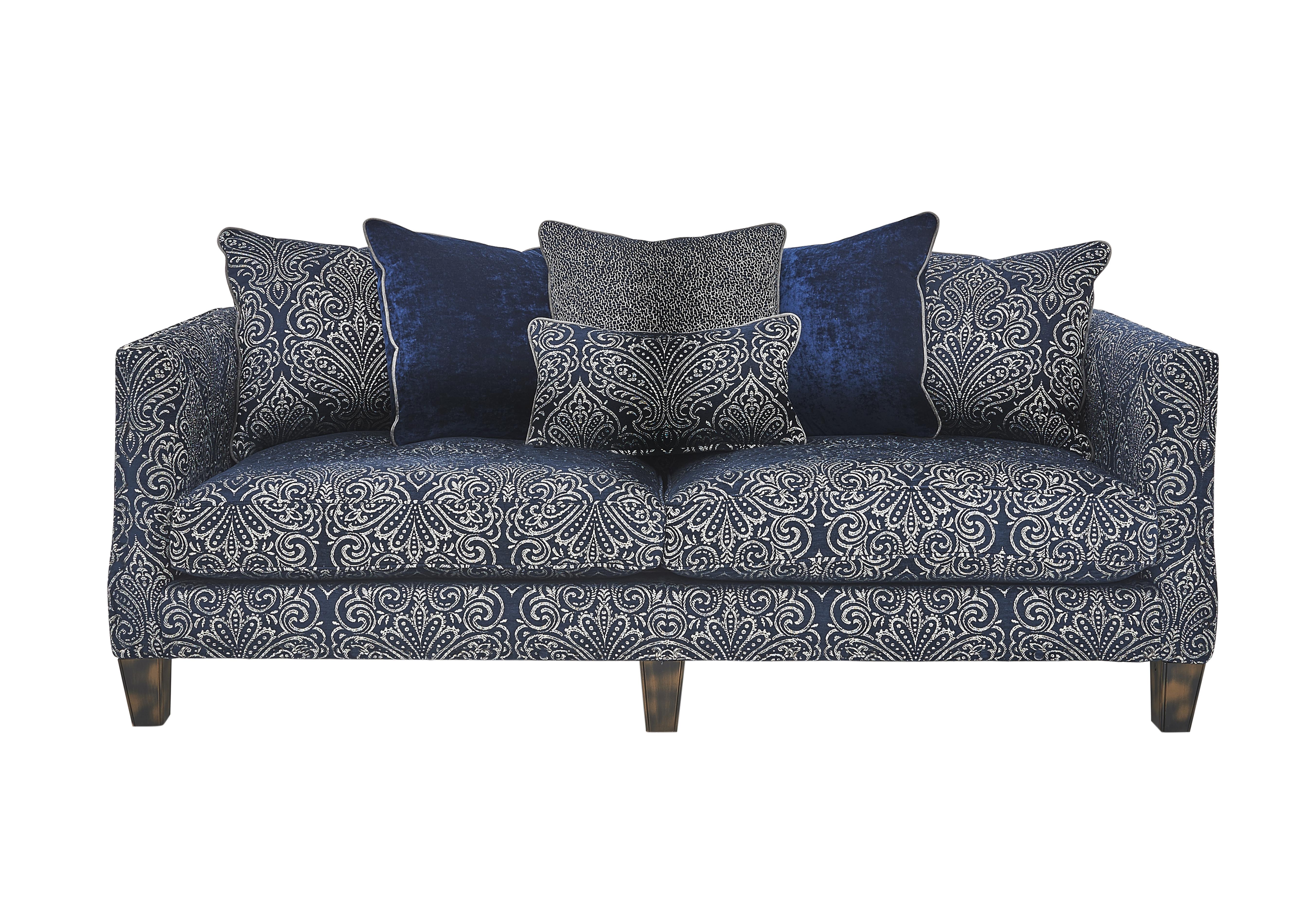 Genevieve 4 Seater Fabric Pillow Back Sofa