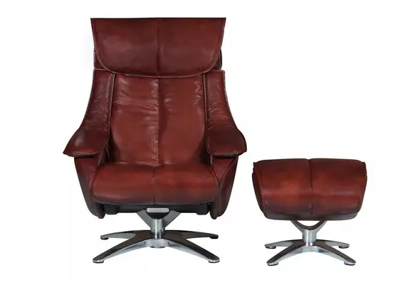 Furniture village deals leather swivel chair