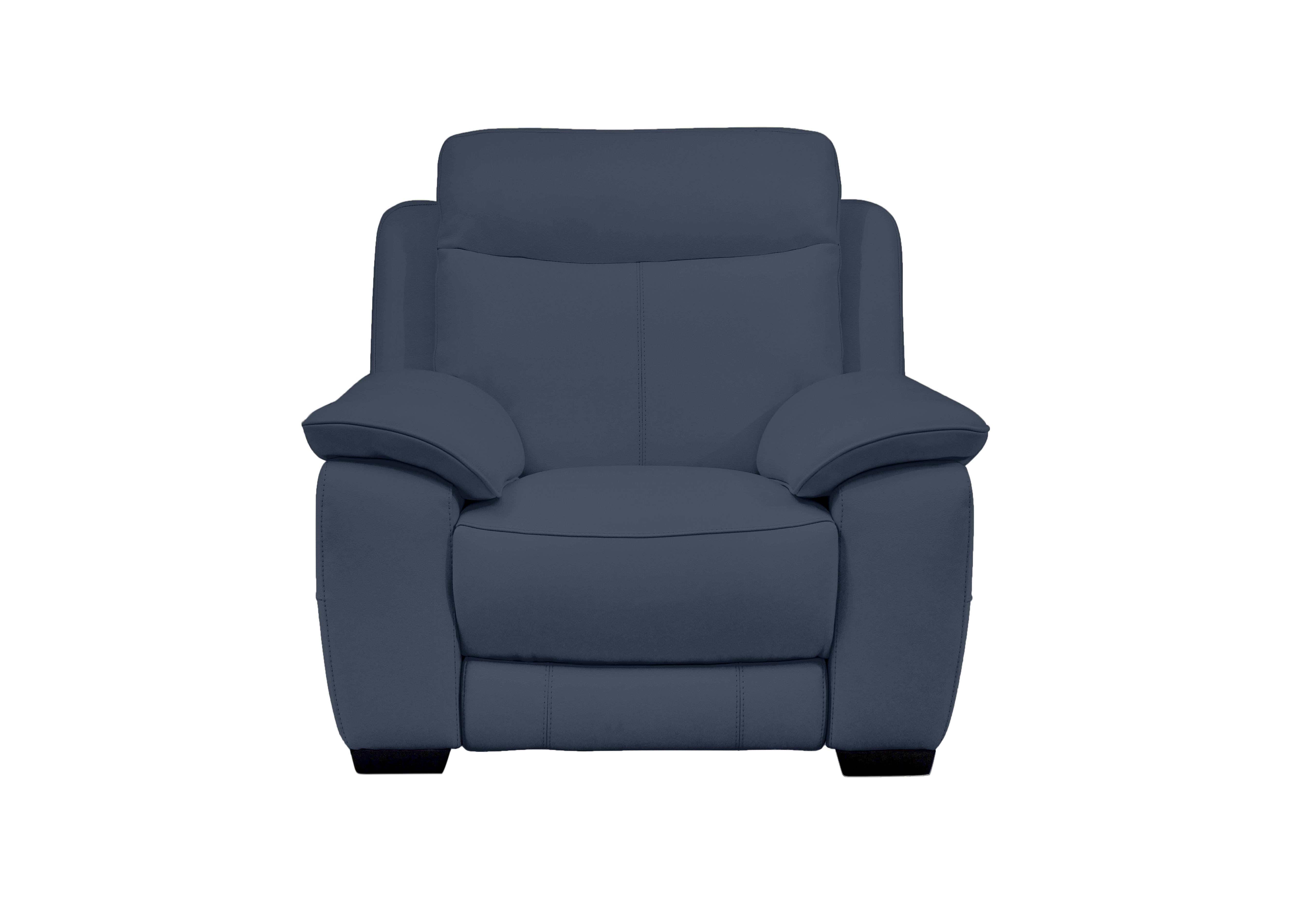 Navy blue deals leather swivel chair