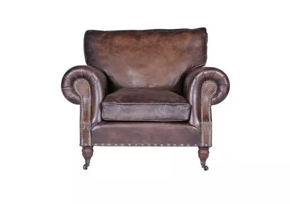 Halo leather online armchair