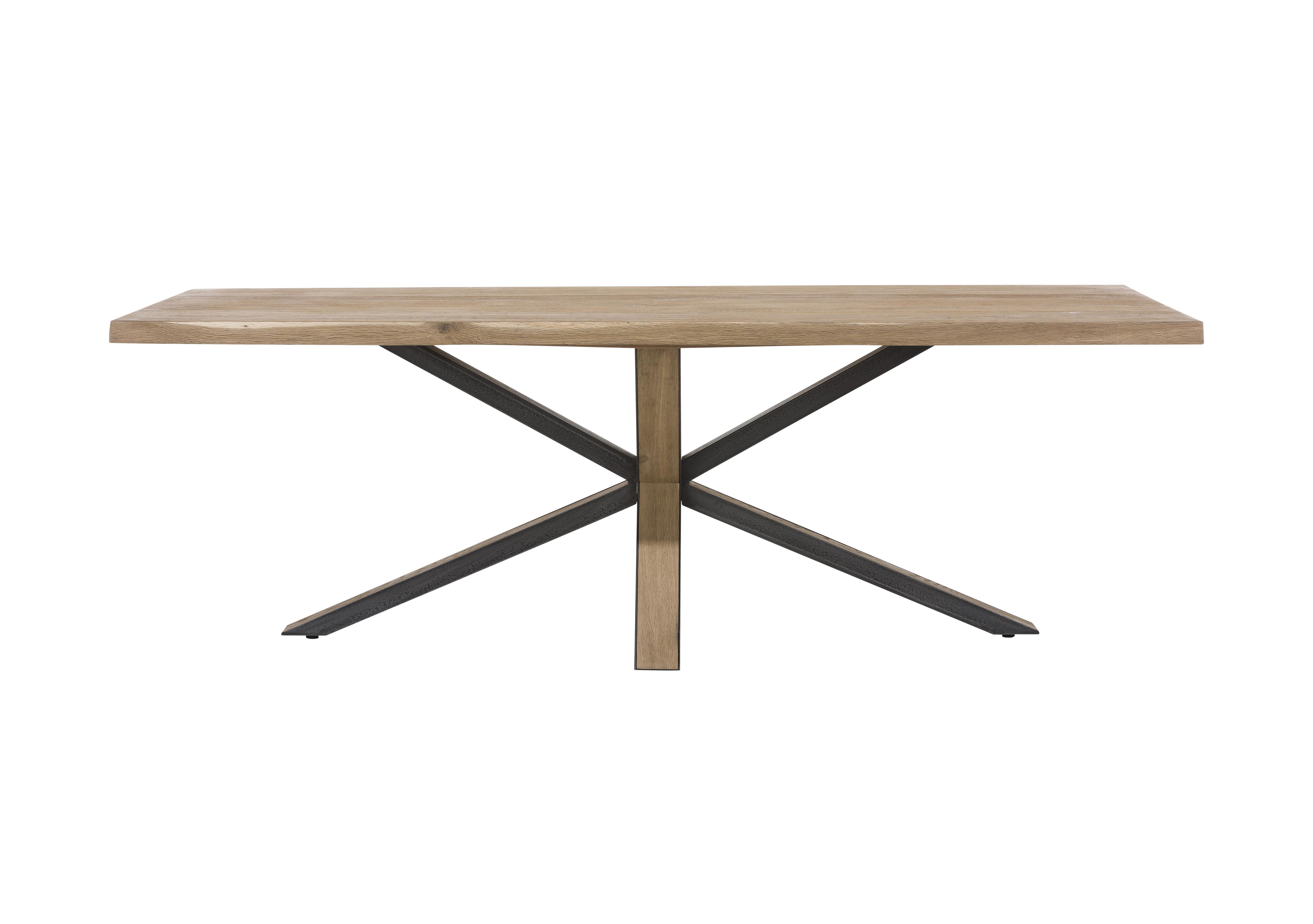Detroit Starburst Leg Dining Table Habufa Furniture Village