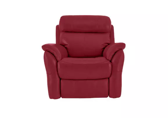 Small store red armchair