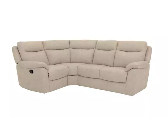 Compact store corner sofa