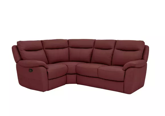 Red sectional sale recliner