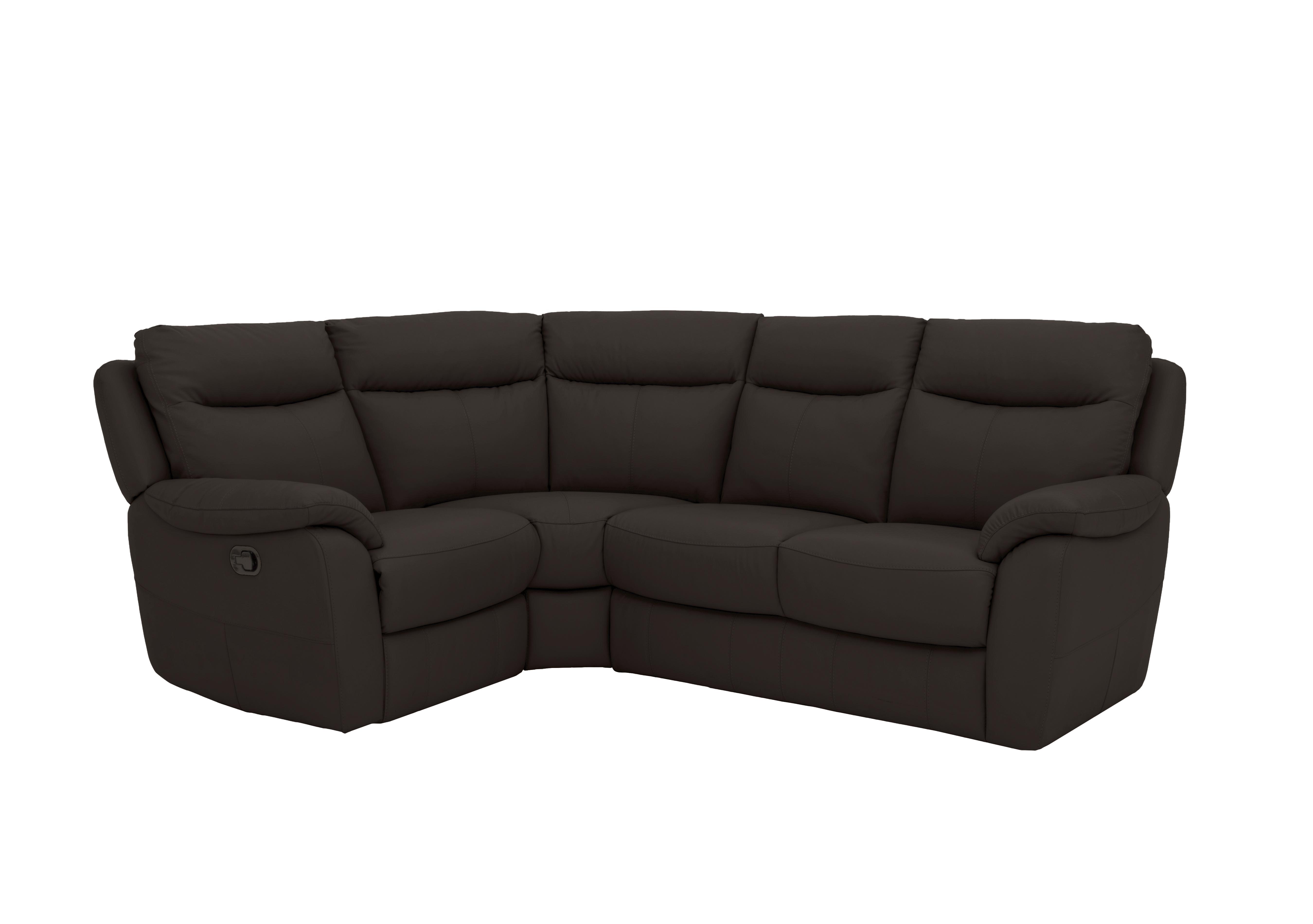 Snug Compact Leather Corner Sofa World of Leather Furniture Village