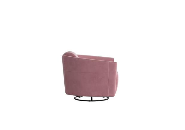 Ketty Fabric Swivel Chair Nicoletti Furniture Village Version