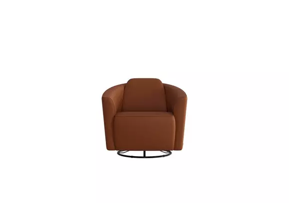 Leather spinning online chair