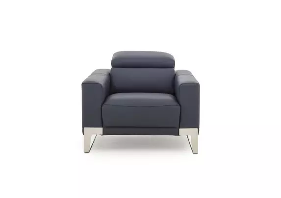 Low profile leather deals chair