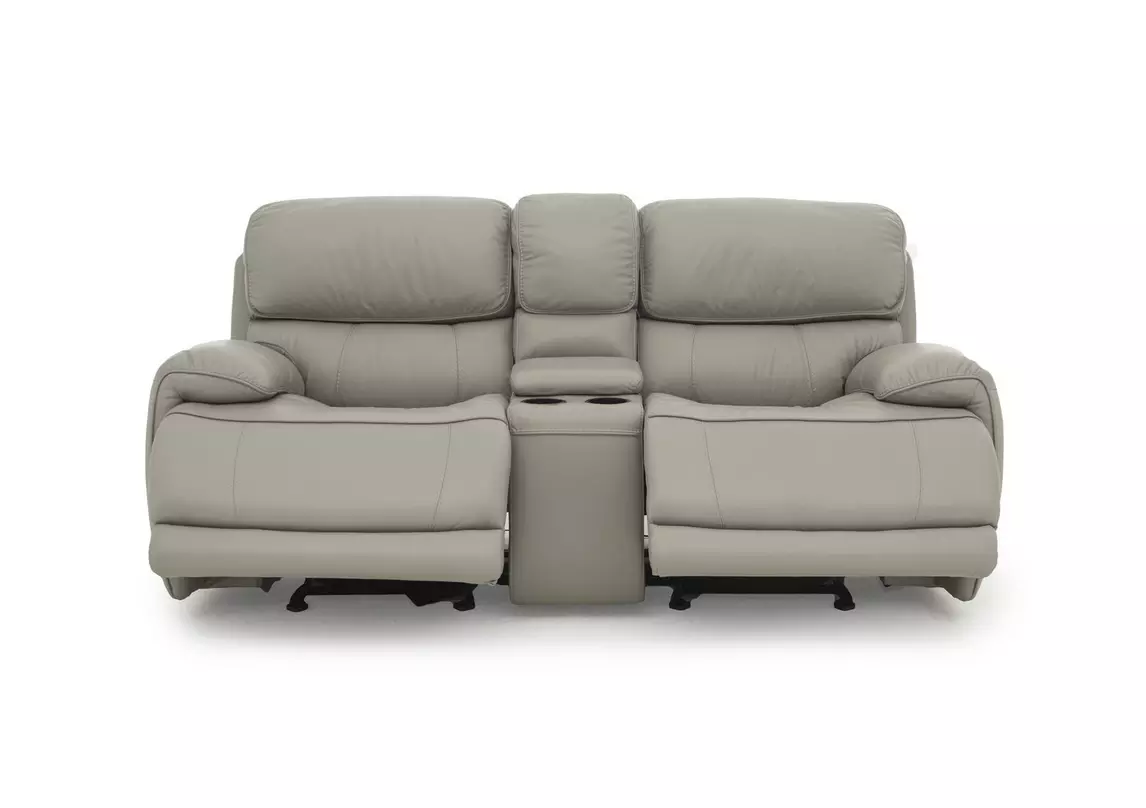 2 seater recliner sofa on sale with drinks console