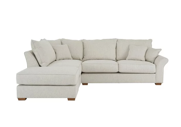 Carnaby Corner Chaise Fabric Sofa With Footstool - Collins And Hayes - Furniture Village
