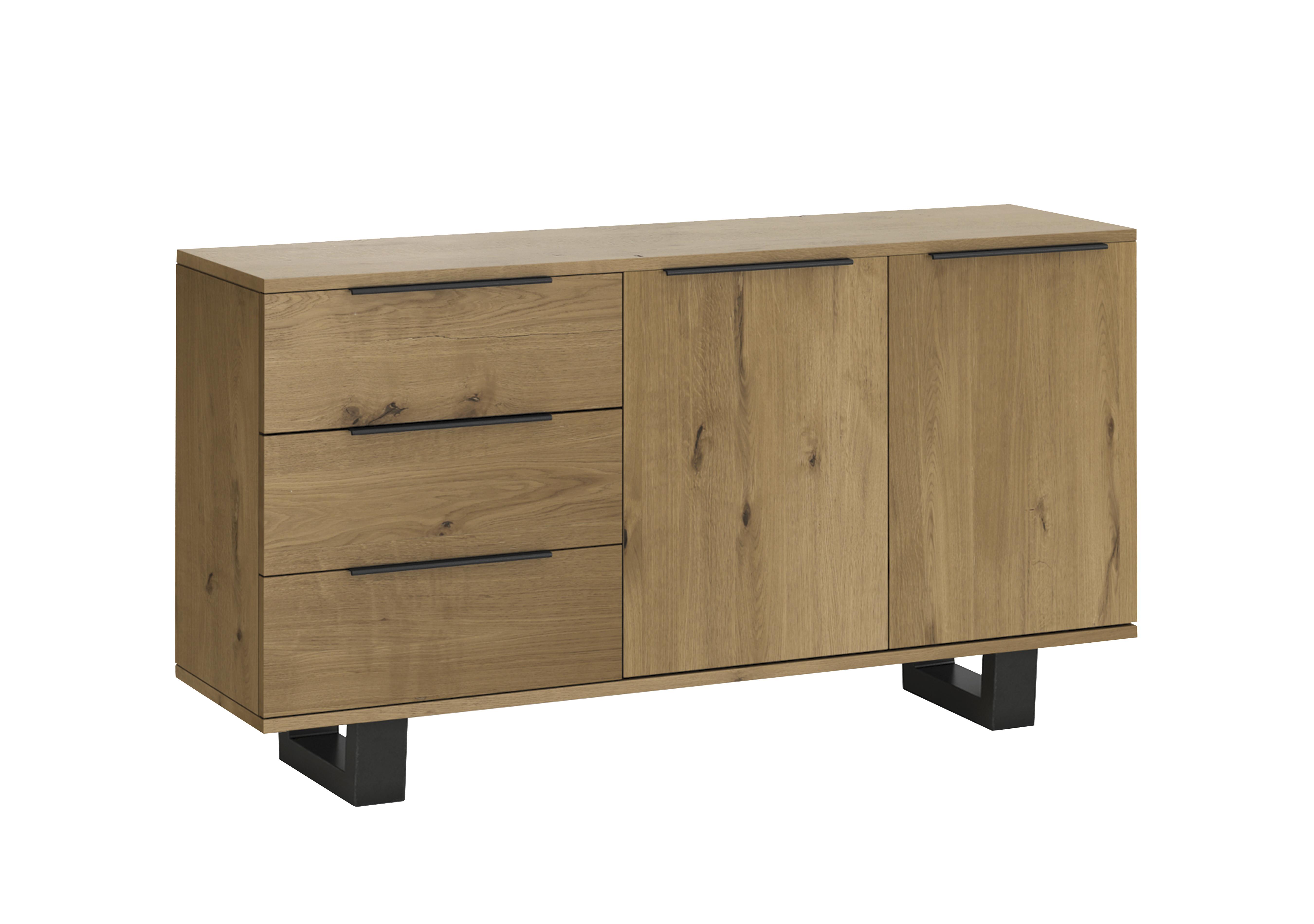 Jagger Small Sideboard with Metal Legs - Corndell - Furniture Village