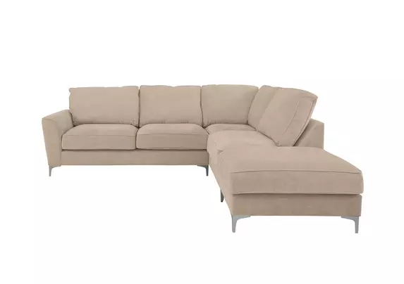 Legend Classic Back Fabric Corner Sofa - Furniture Village