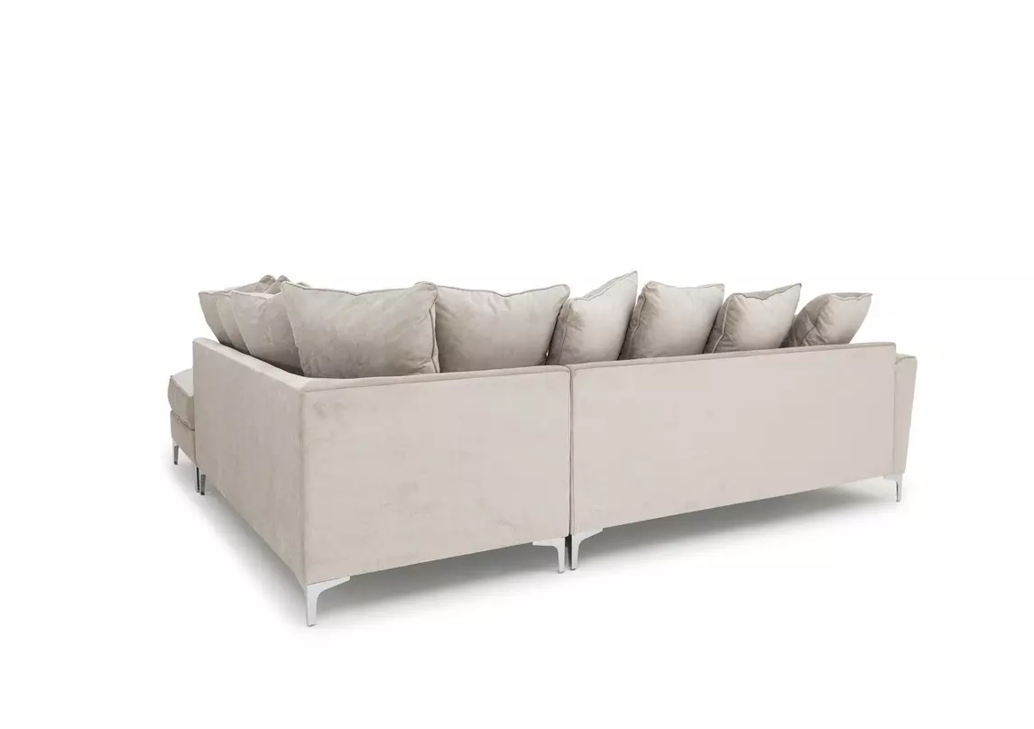 Legend Pillow Back Fabric Corner Sofa