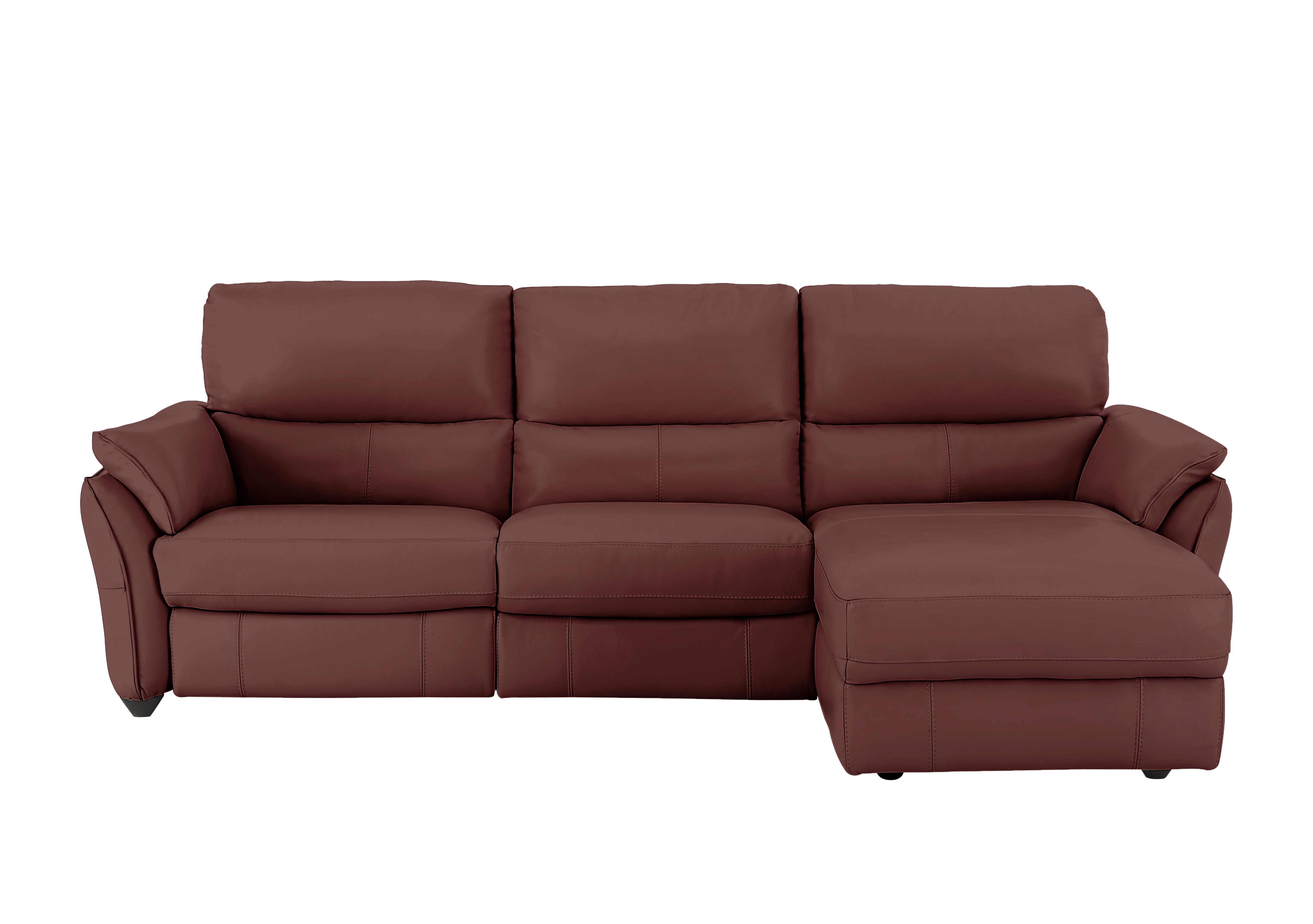 Salamander 3 Seater Leather Chaise Sofa Furniture Village