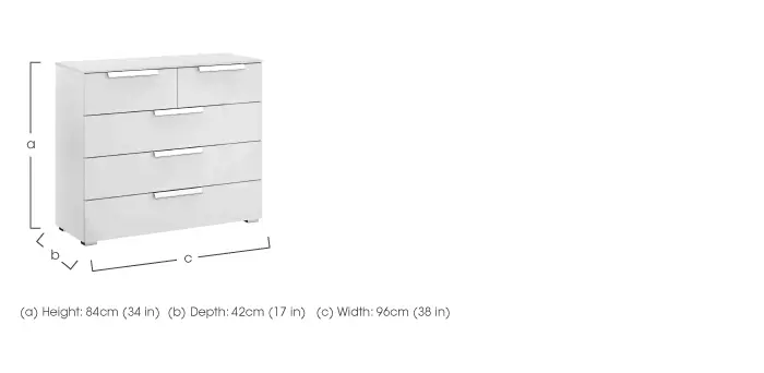 Adelaide 3 2 Drawer Chest Rauch Furniture Village