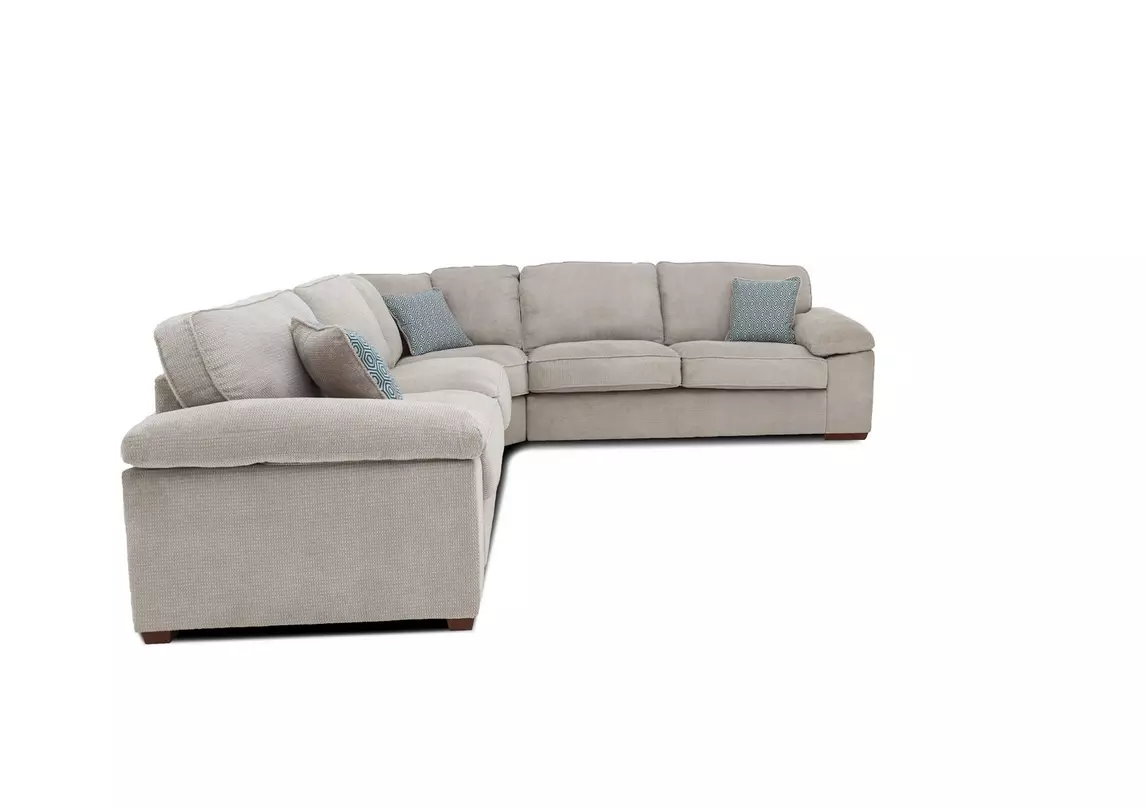 Home Large Fabric Corner Sofa Furniture Village