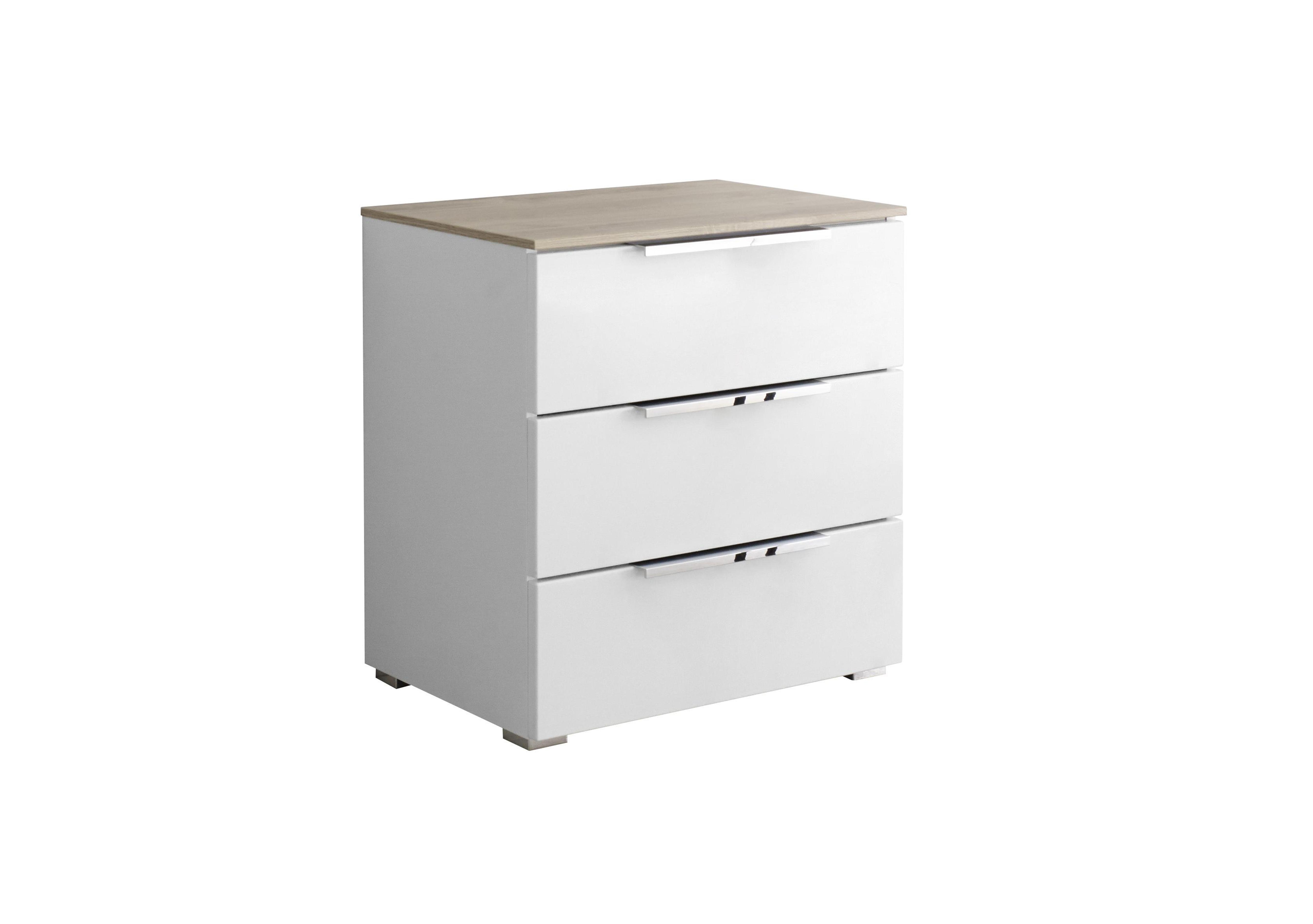 Brisbane 3 Drawer Bedside Cabinet Rauch Furniture Village