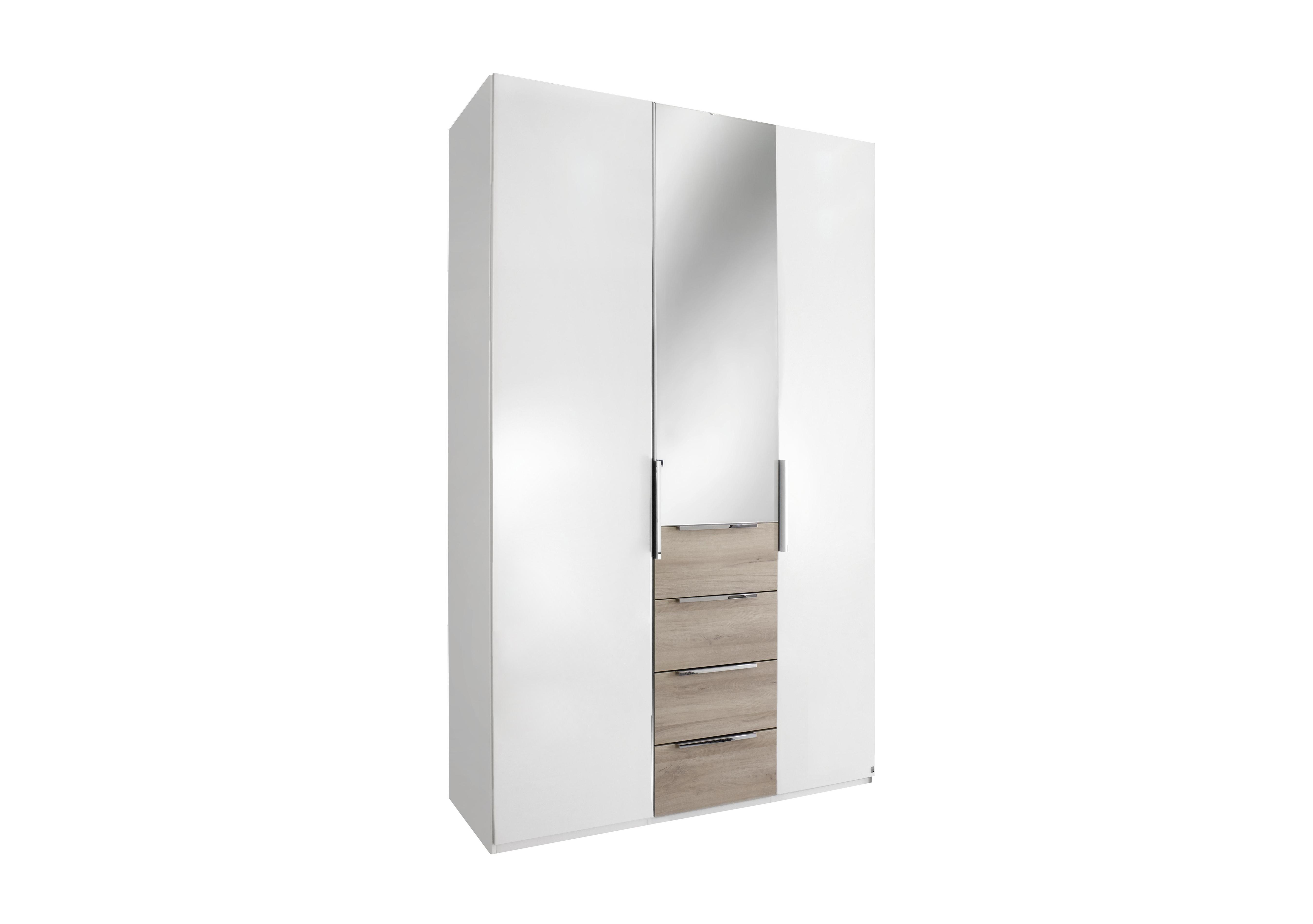 Brisbane 3 Door Hinged Wardrobe With Mirror Rauch Furniture