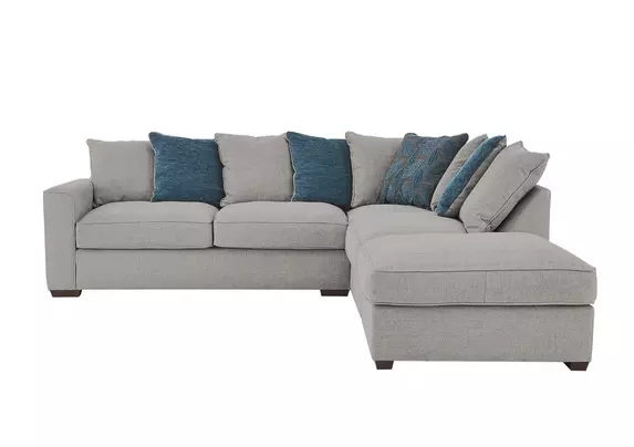 Pillow back shop corner sofa