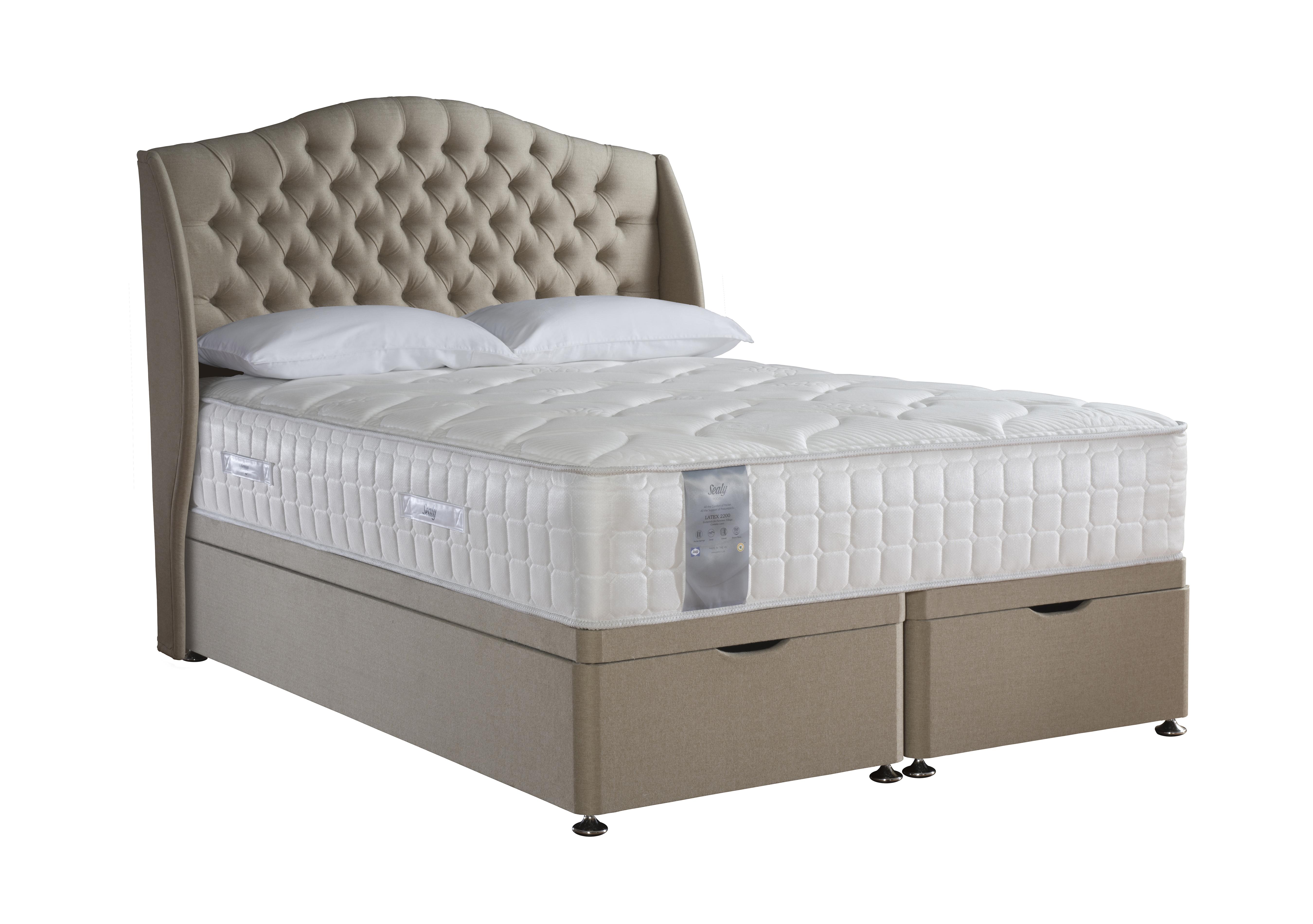 Latex 2200 Ottoman Divan Set Sealy Furniture Village