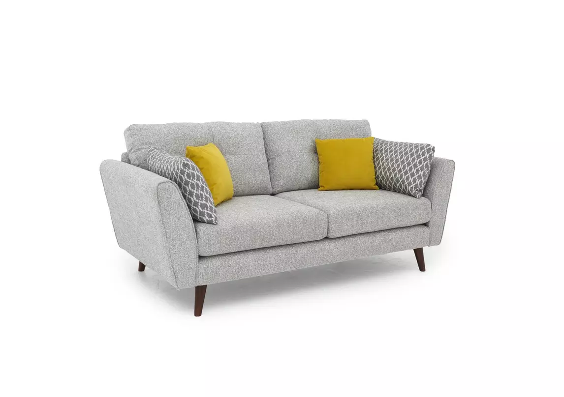 Connection 2 Seater Classic Back Fabric Sofa - Furniture Village