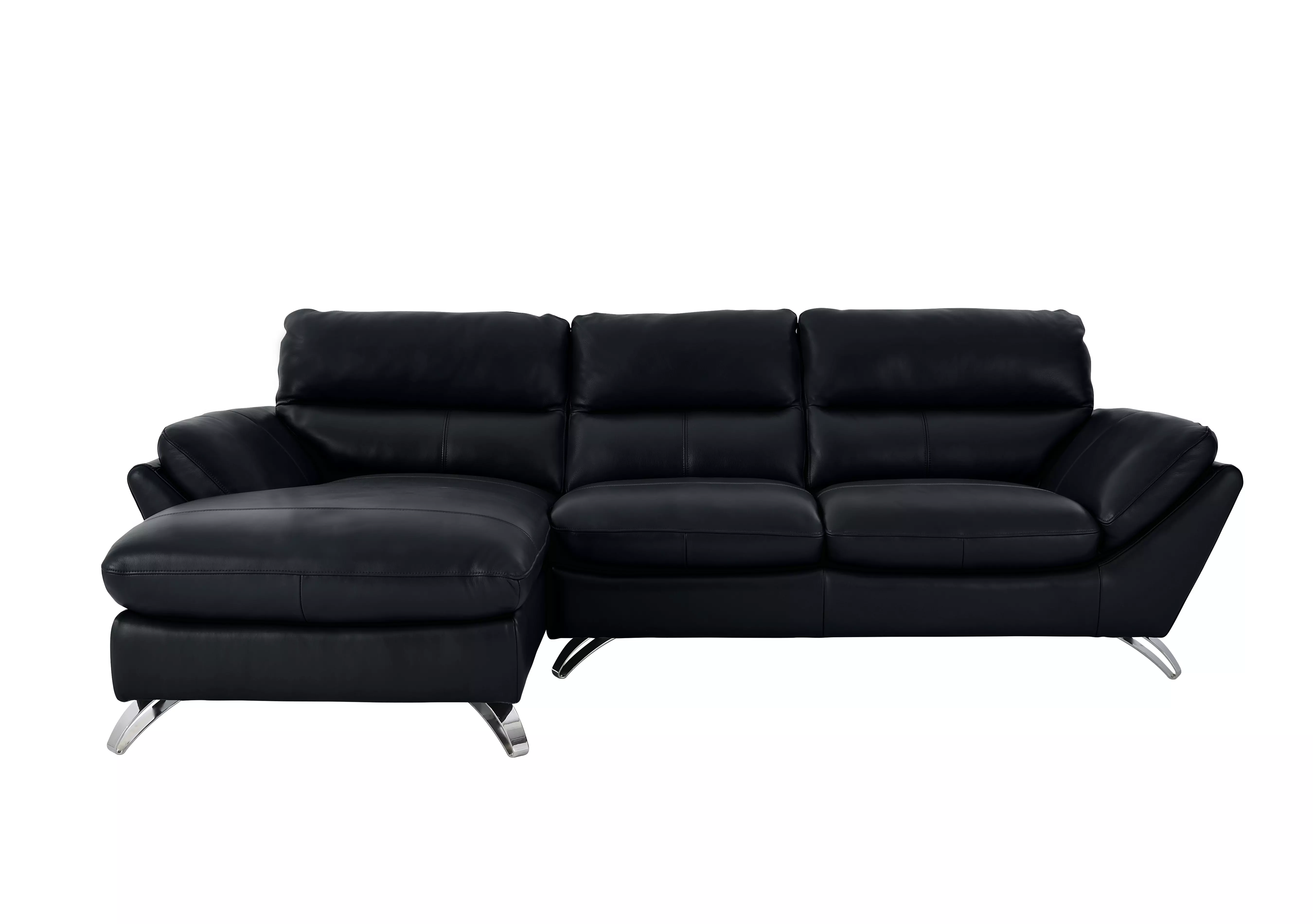 Leather left deals hand chaise sofa