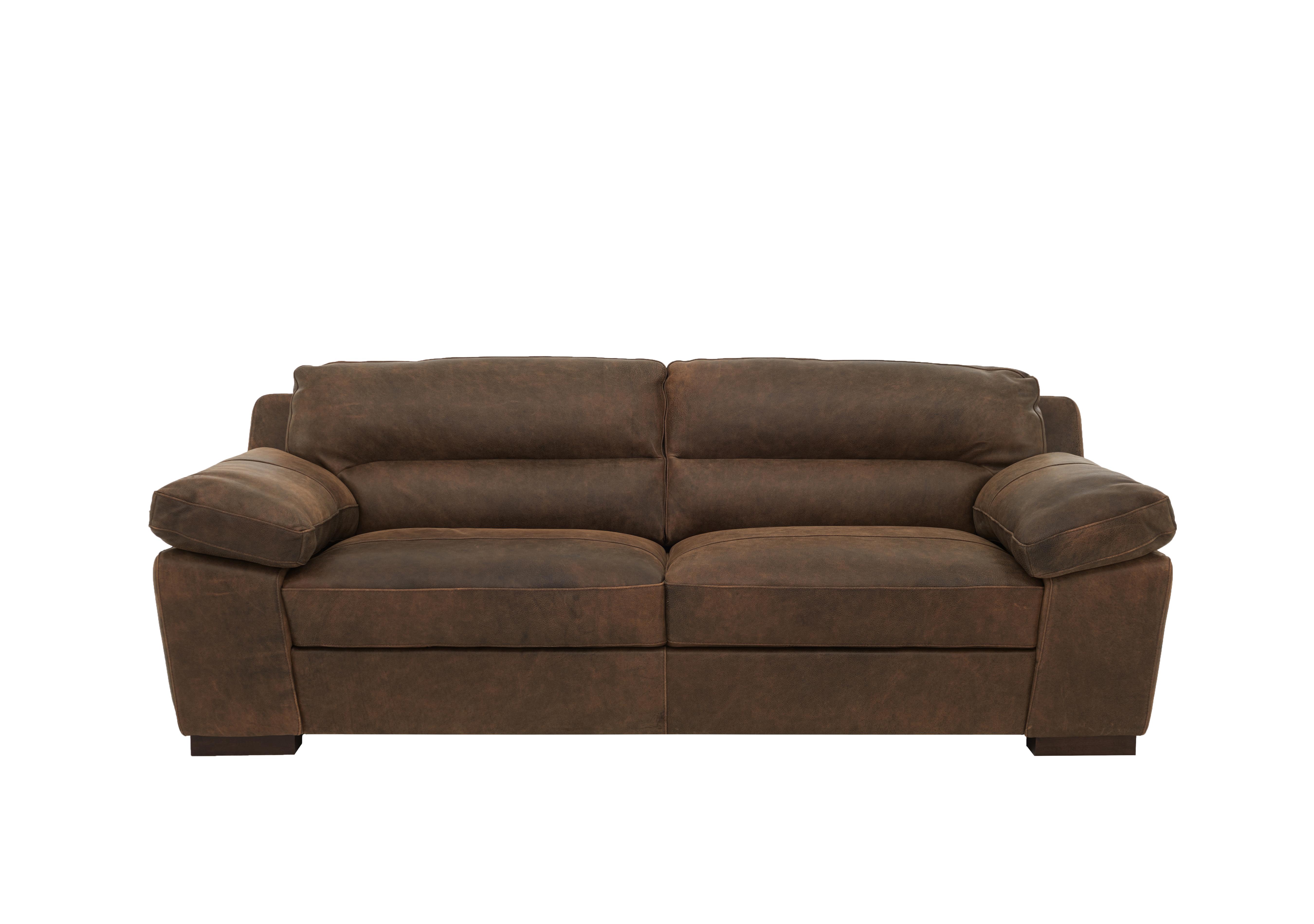 alessia cream leather sofa bed