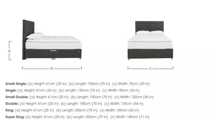 Pillow Pocket 3000 Divan Set Sleep Story Furniture Village