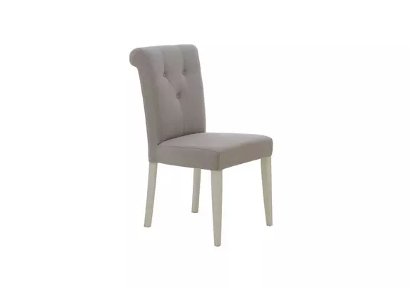 Annecy Pair of Upholstered Roll Back Dining Chairs Furniture Village