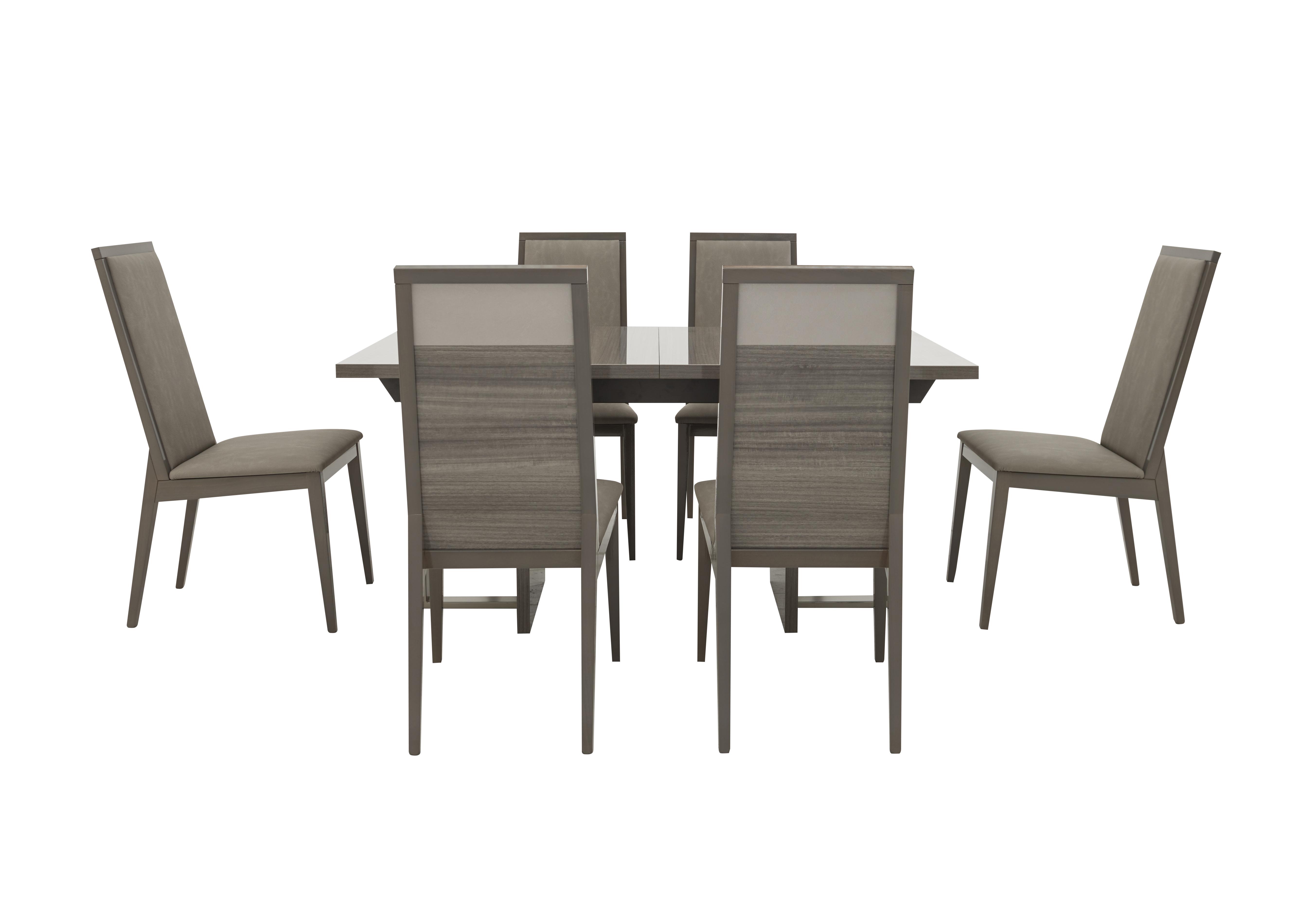Movado Extending Dining Table and 6 Dining Chairs ALF Furniture Village