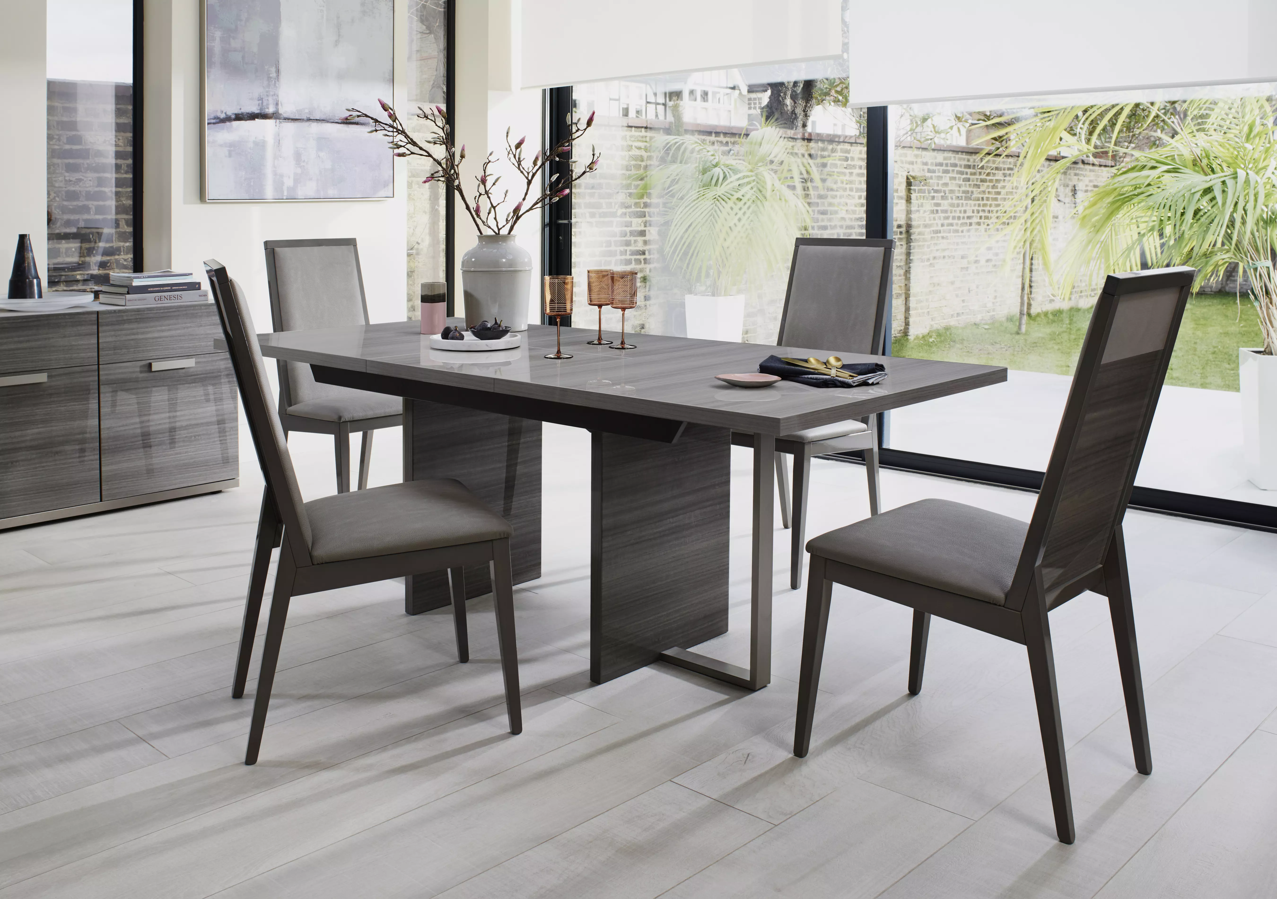 High Gloss Dining Tables Furniture Village