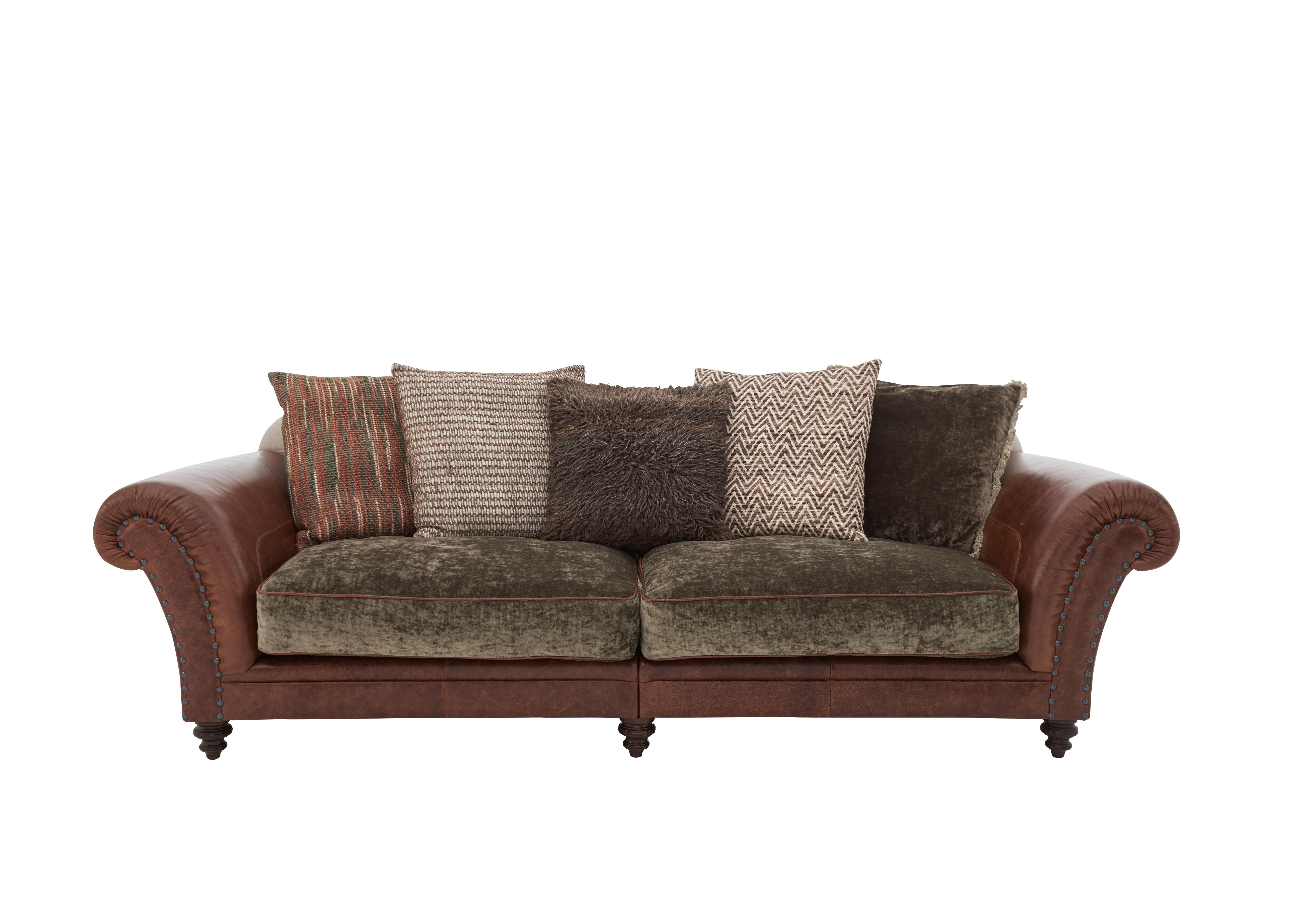 Northwood 4 Seater Scatter Back Leather Sofa Tetrad Furniture Village