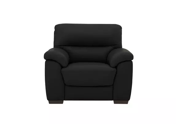 Furniture village leather discount armchairs