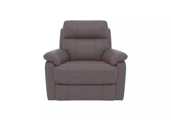 Grey leather deals chair next